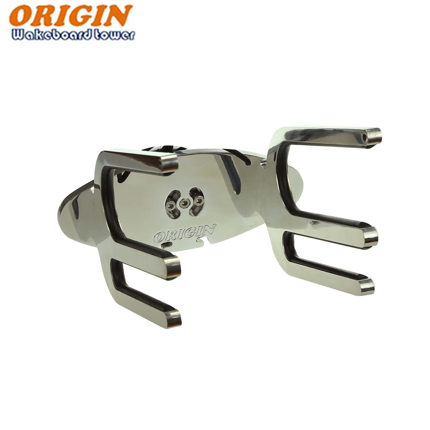 Origin OWT-WSI oval wakeboard surfboard combo rack, polished