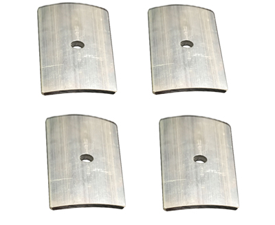 Curved backing plate 3in x 6in (4pcs)