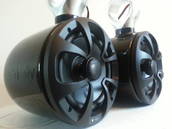 Liquid Wakeboard tower Speakers - INDY - Glossy Black - B-ISPA2.5B