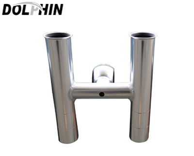 Dolphin Twin Rod Holder, anodized