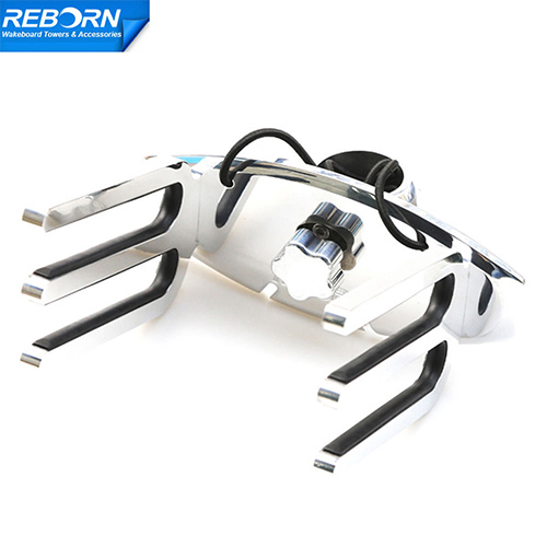 Reborn Pro quick release wakeboard rack polished 