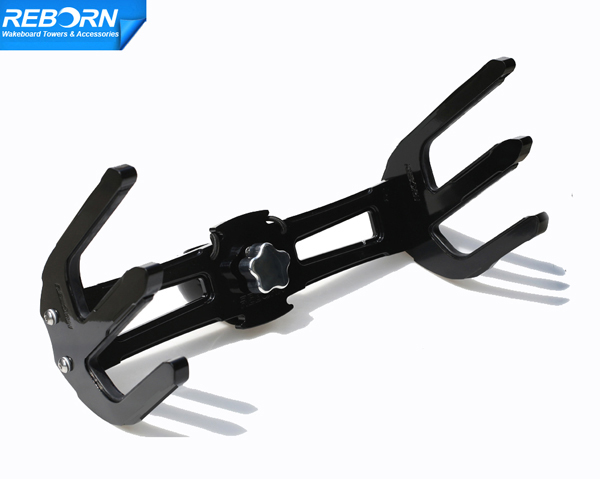 Reborn pro2 quick release water ski rack glossy black 