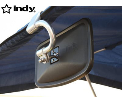 Liquid Bimini Top Mirror - INDY - ANODIZED