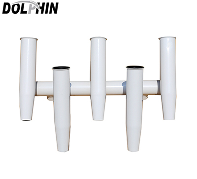 Dolphin 5 Rod Holder, white