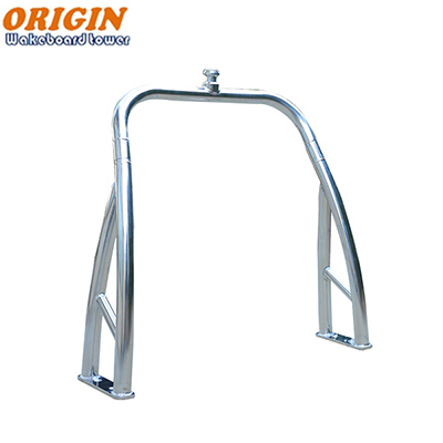 Origin Ski Tow Bar for Pontoon Boat - Polished