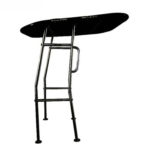 Pro Economic Bimini T-Top Black Coated Frame W/black canopy