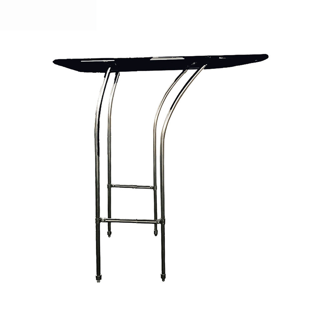 LT 1in SS Basic Bimini T TOP - Black Canopy