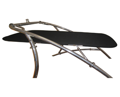 LT Pro Wakeboard Tower Flat Bimini Top -1580V Black